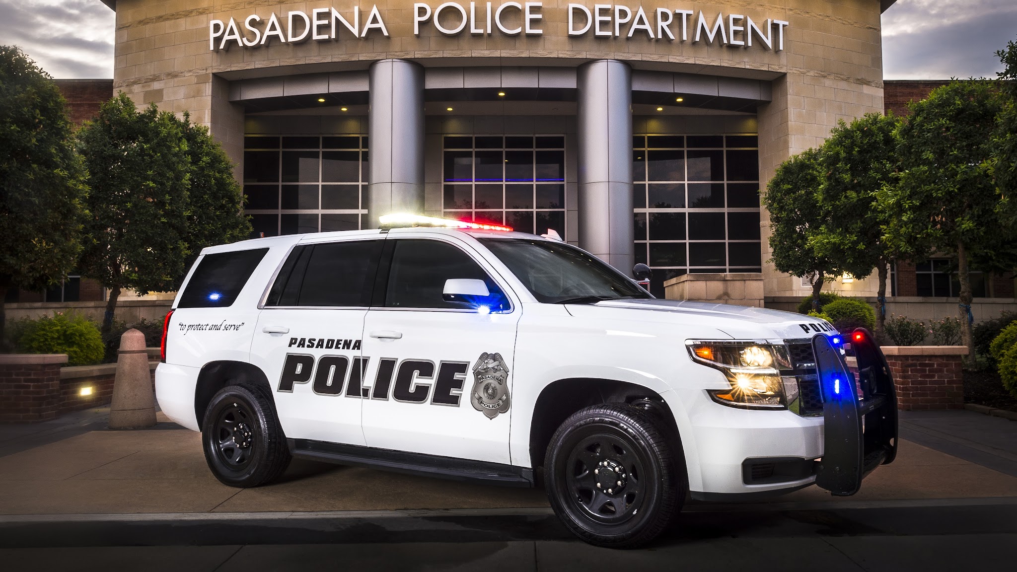 Pasadena Police Department YouTube banner