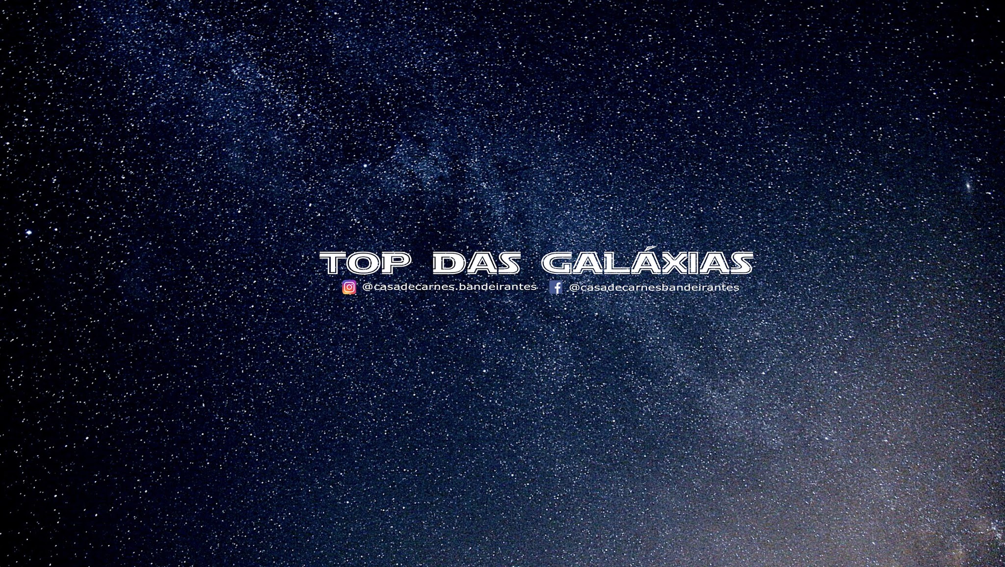 Açougue top das galaxias YouTube banner
