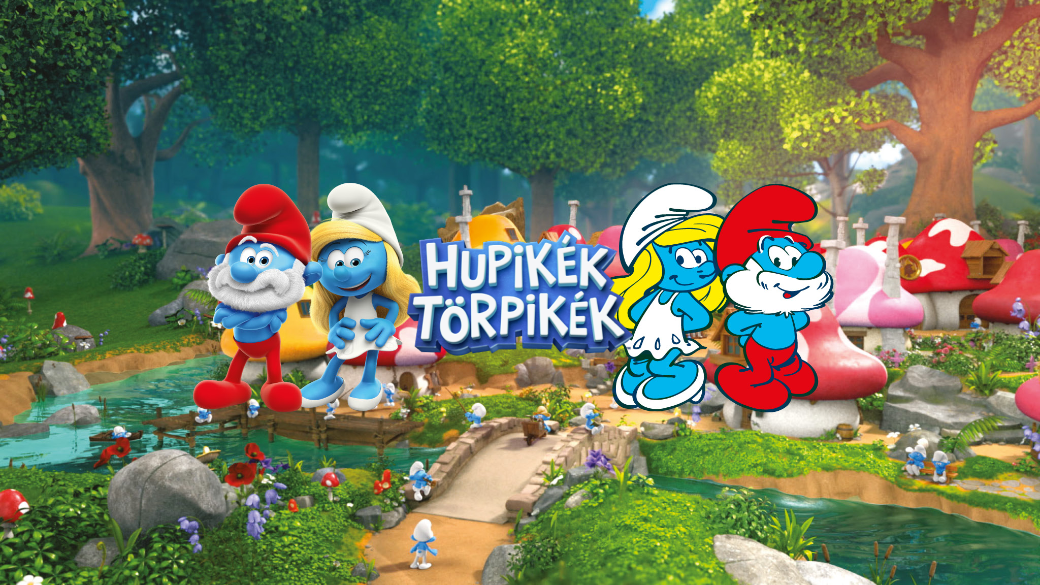 Hupikék Törpikék • Magyar YouTube banner