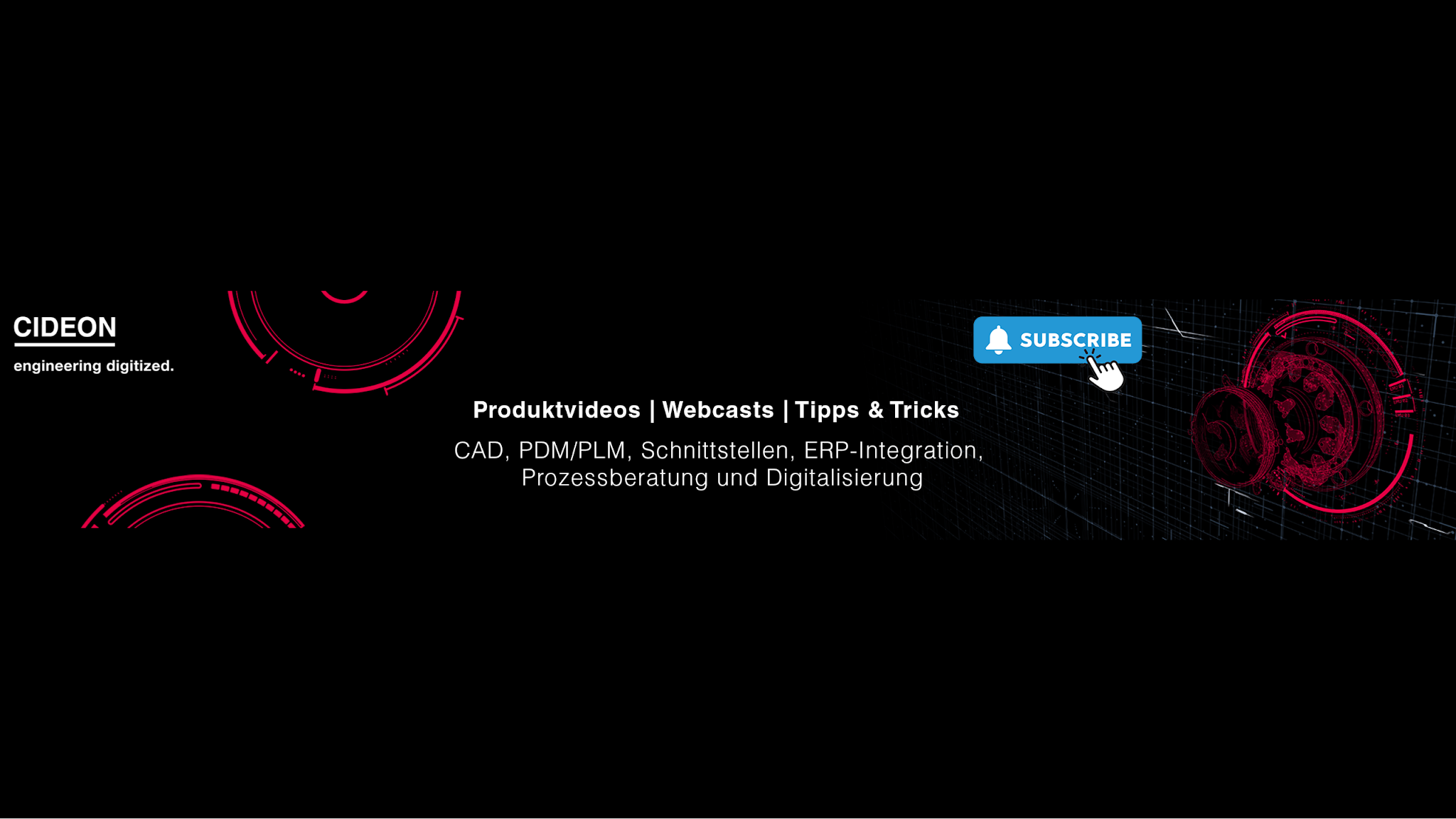 Cideon YouTube banner