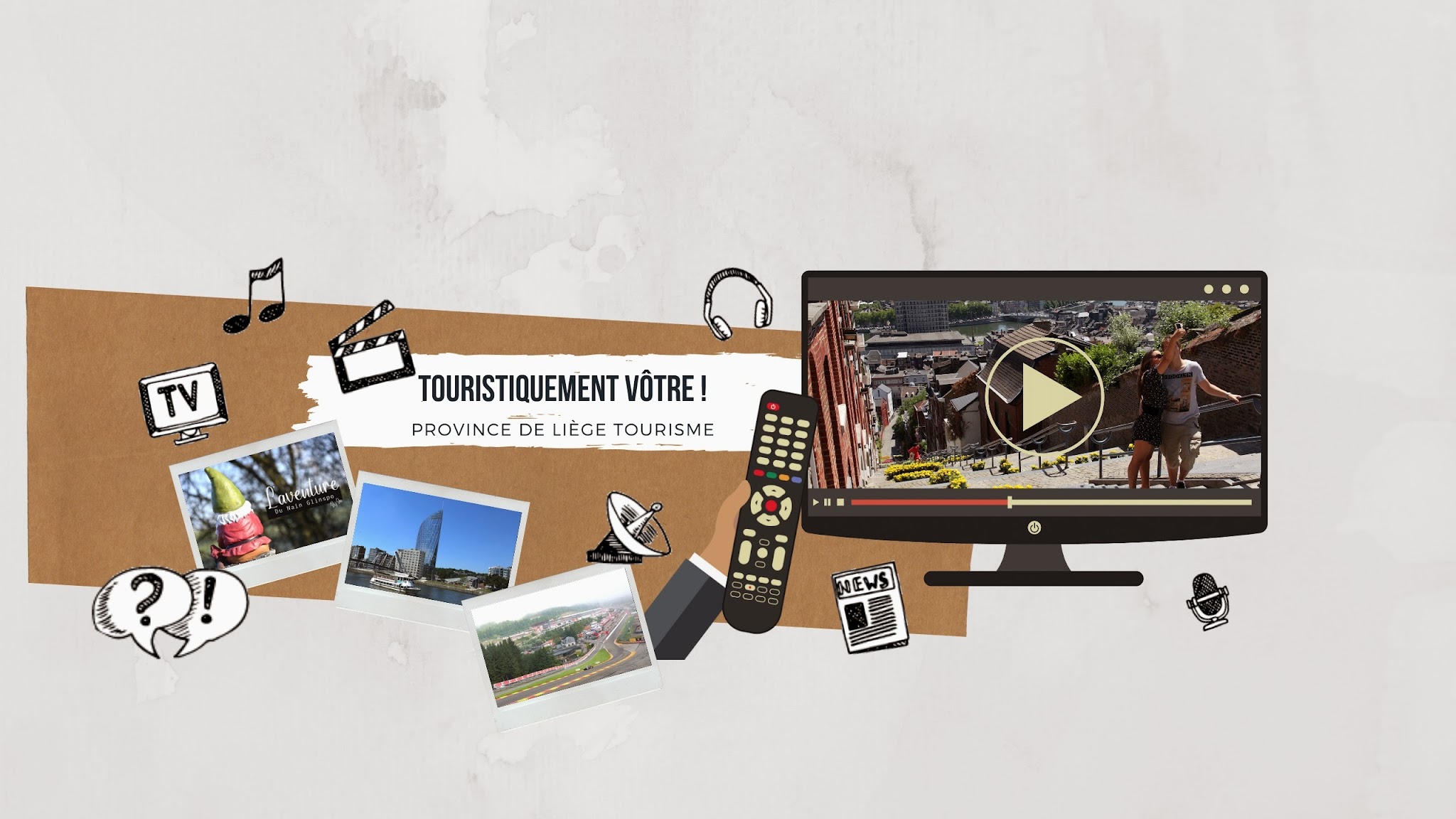 #PROVINCEDELIEGETOURISME YouTube banner