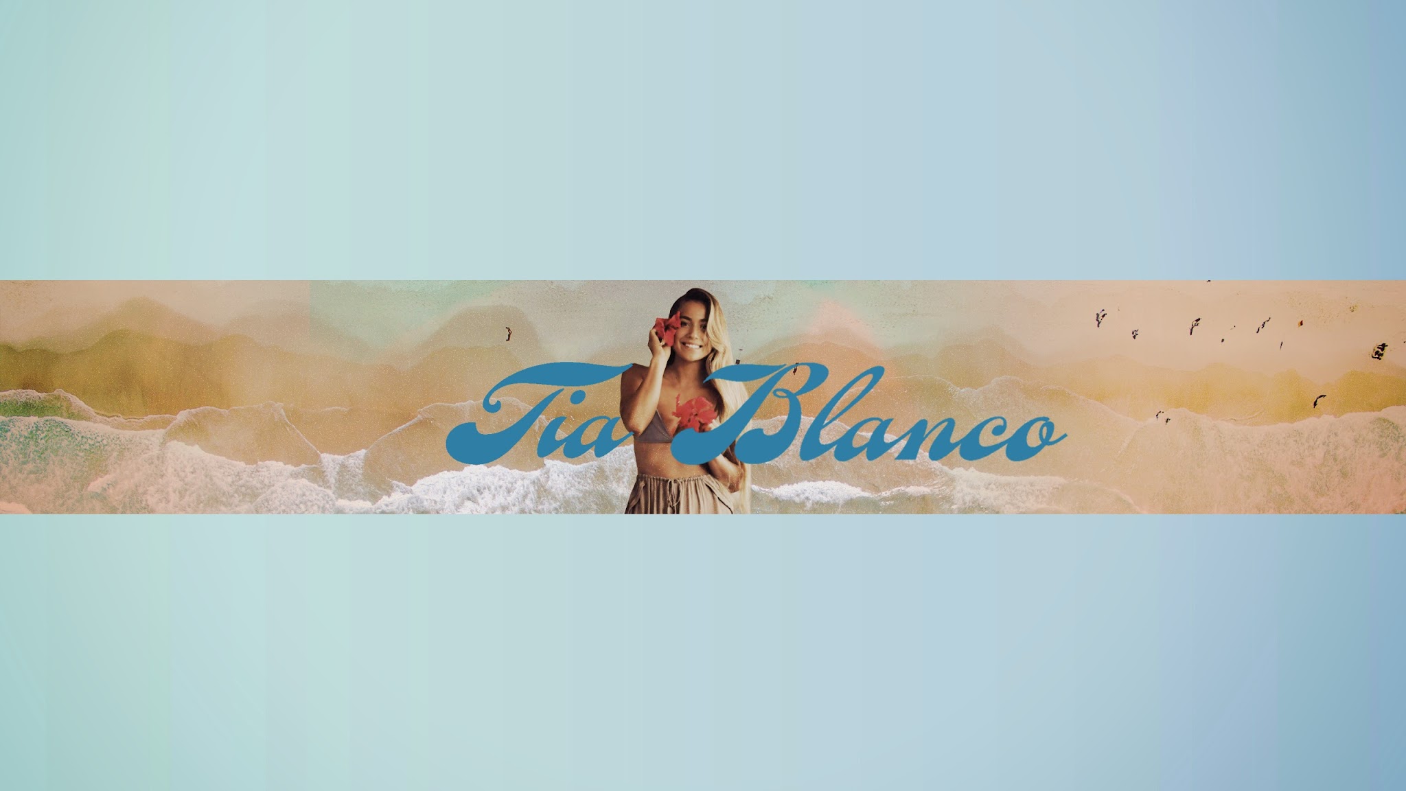 Tia Blanco YouTube banner
