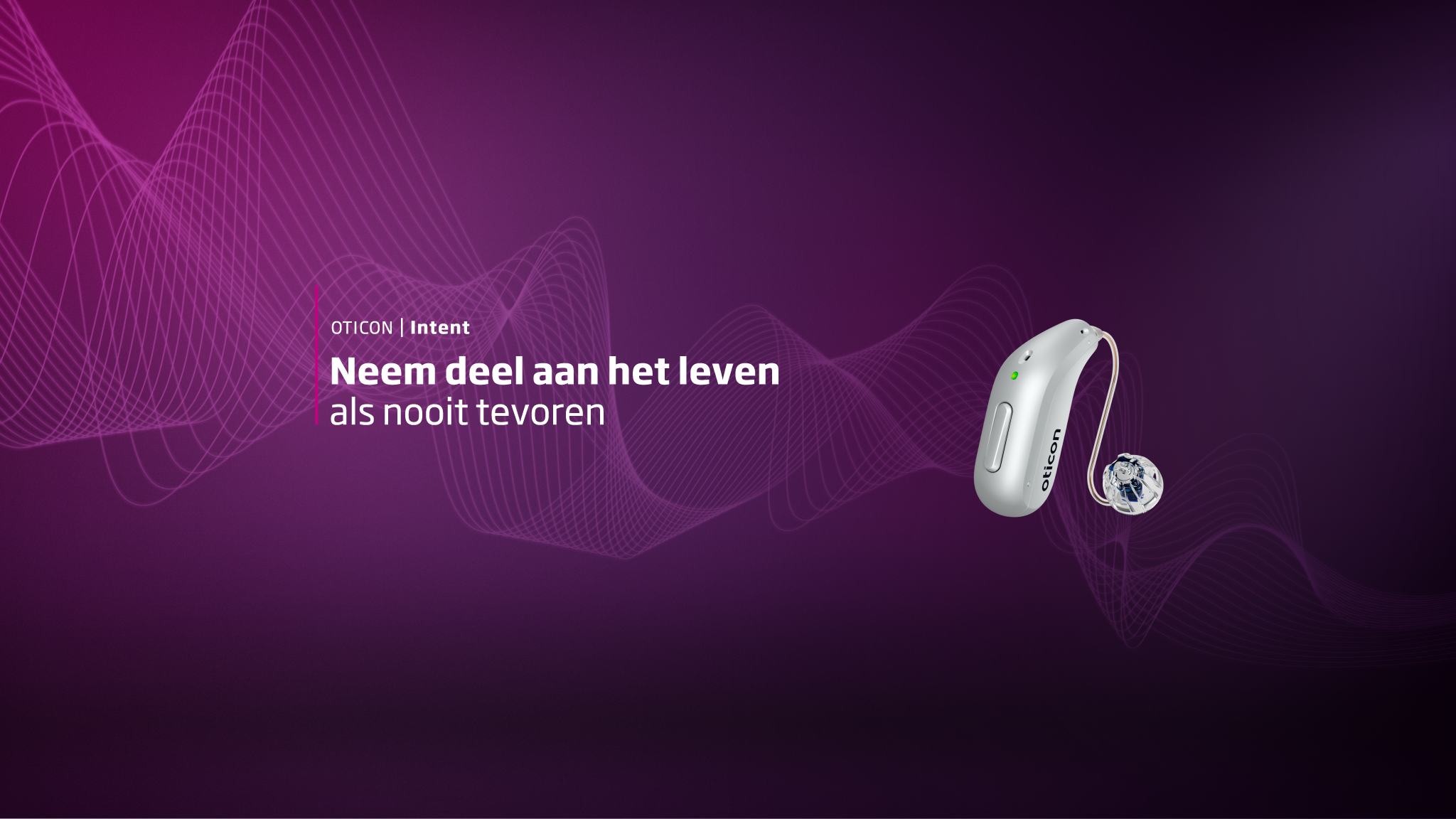 Oticon Nederland YouTube banner