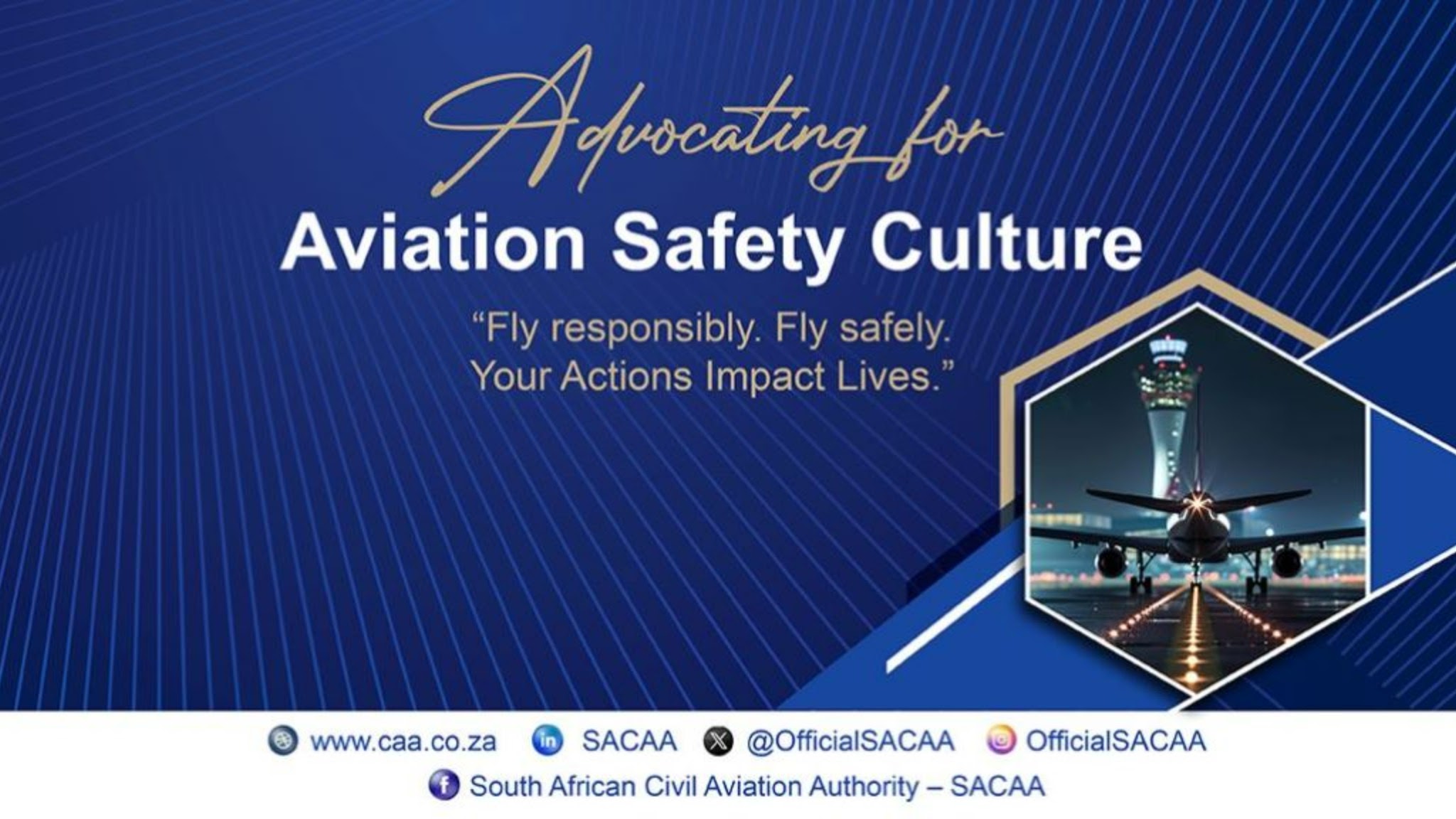 SA Civil Aviation SACAA YouTube banner