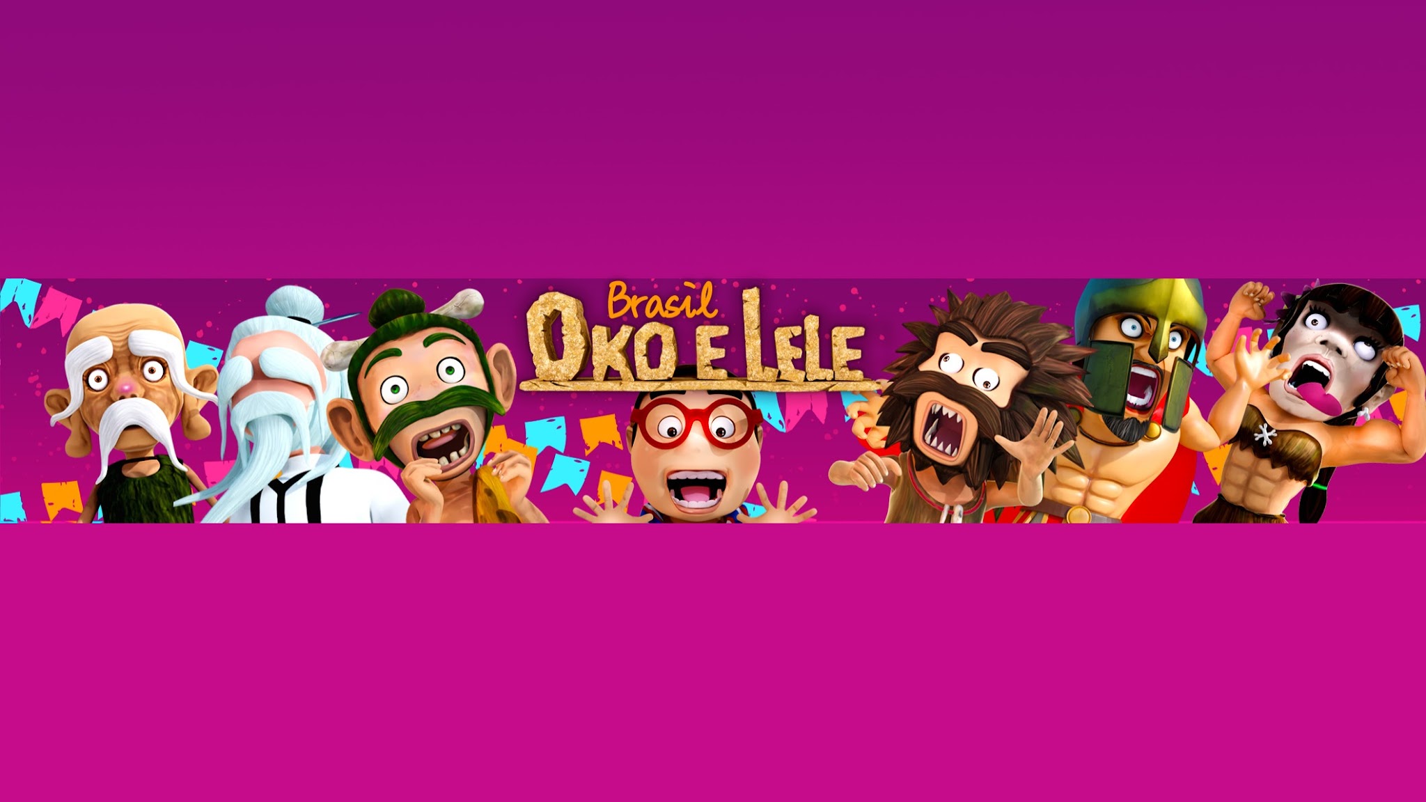 Oko e Lele Brasil YouTube banner