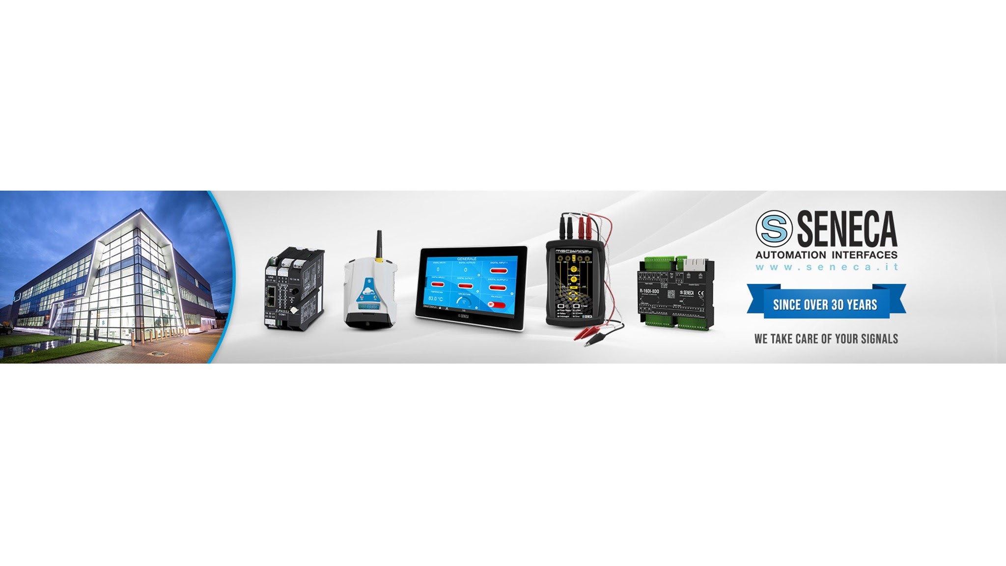 SENECA Automation Interfaces YouTube banner