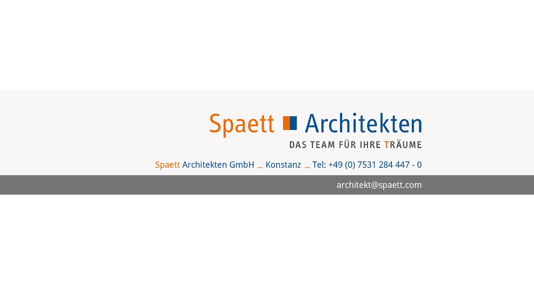 Spaett Architekten YouTube banner