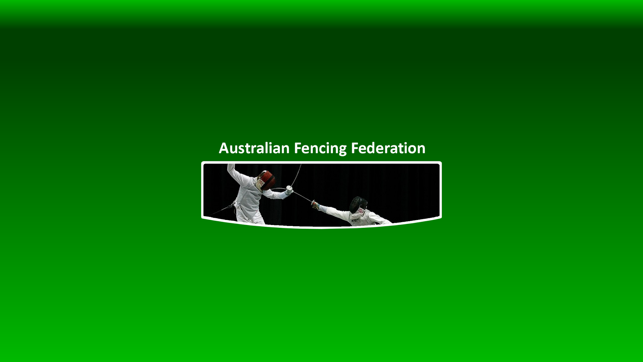 Australian Fencing Federation YouTube banner
